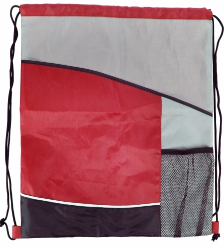 Red color option for Varsity Drawstring Backpack