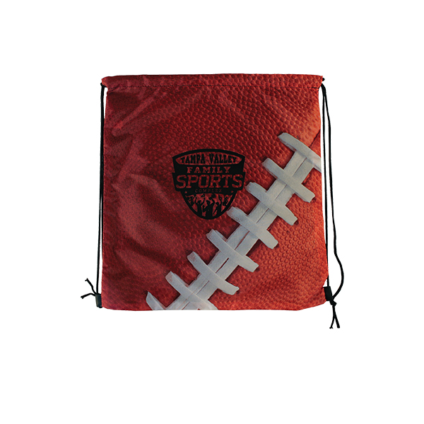 Football color option for Sports Style Drawstring Backpack