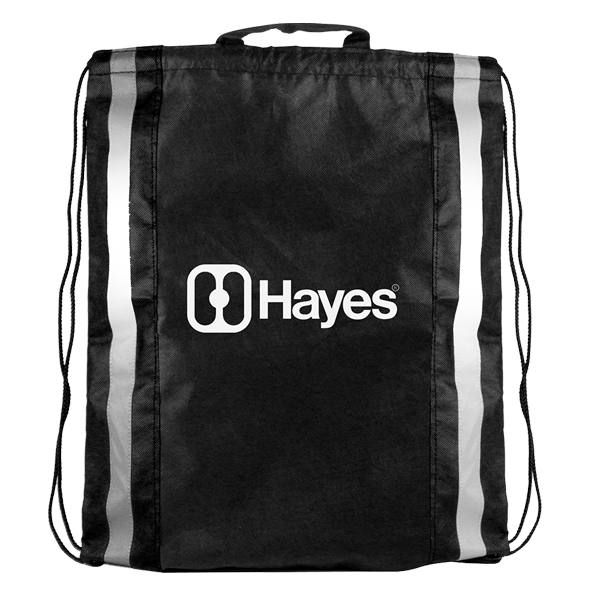 Black color option for Nw Reflective Drawstring Backpack