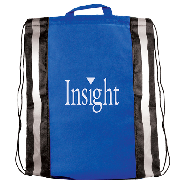 Blue color option for Nw Reflective Drawstring Backpack