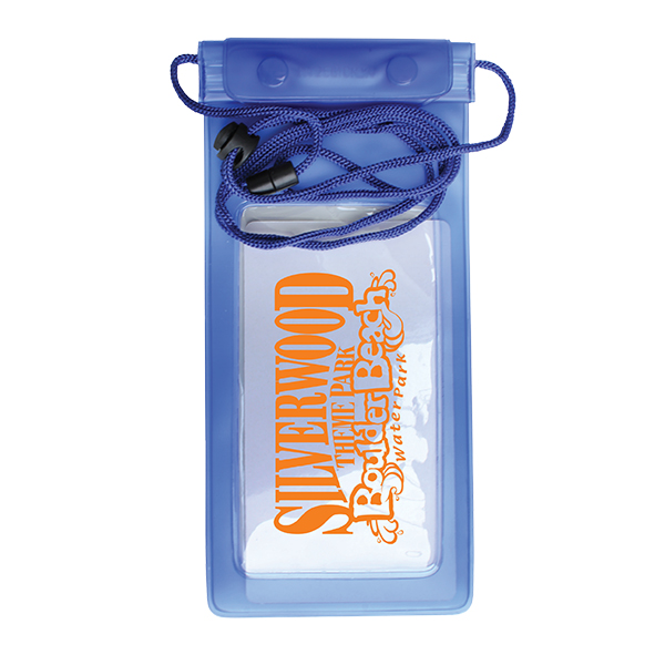 Blue color option for Large Waterproof Cell Phone Bag