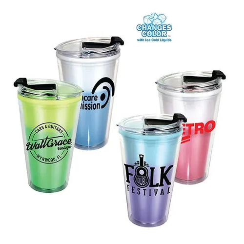 Main photo of 16 Oz. Mood Victory Acrylic Tumbler With Flip Top Lid