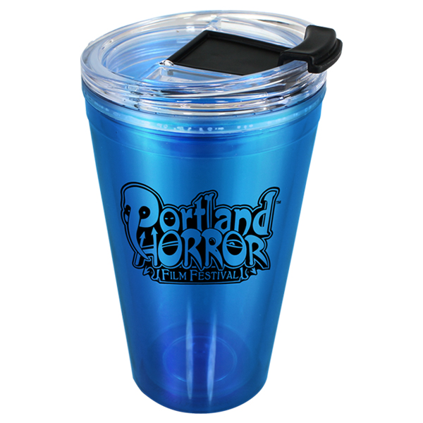 Blue color option for 16 Oz. Victory Acrylic Tumbler With Flip Top Lid