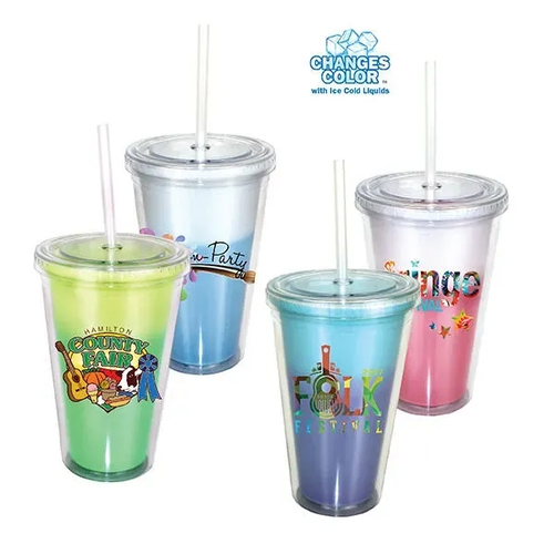 Main photo of 16 Oz. Mood Victory Acrylic Tumbler With Straw Lid, Full Color Digital
