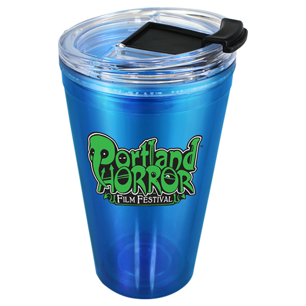 Blue color option for 16 Oz. Victory Acrylic Tumbler With Flip Top Lid, Full Color Digital