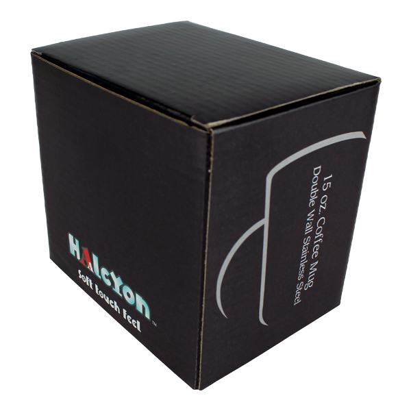 Gray color option for 15 Oz. Halcyon® Coffee Mug