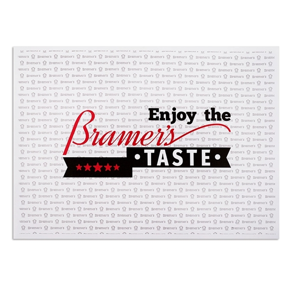 White color option for Custom Short Run Placemats 10" X 14"