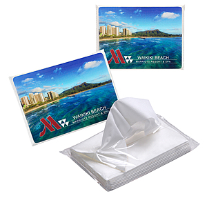 Photo of Quick Ship 10 Count Promo Tissues™ W/Full Color Label                                                