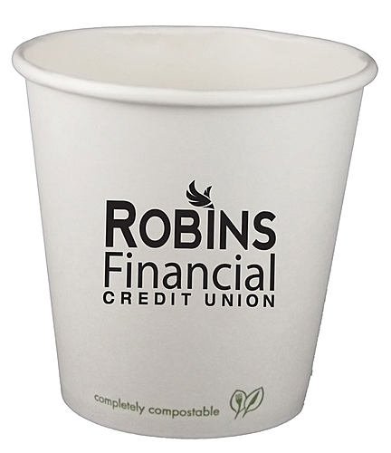 Main photo of 10 Oz. Eco Friendly Compostable Paper Hot Cup