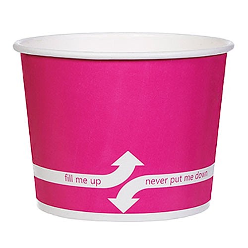 Photo of 32 Oz. Paper Dessert/Food Cup   Flexographic Printed