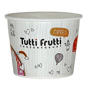 Photo of 24 Oz. Paper Dessert/Food Cup   Flexographic Printed