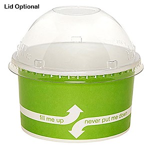 Photo of 5 Oz. Paper Dessert/Food Cup   Flexographic Printed