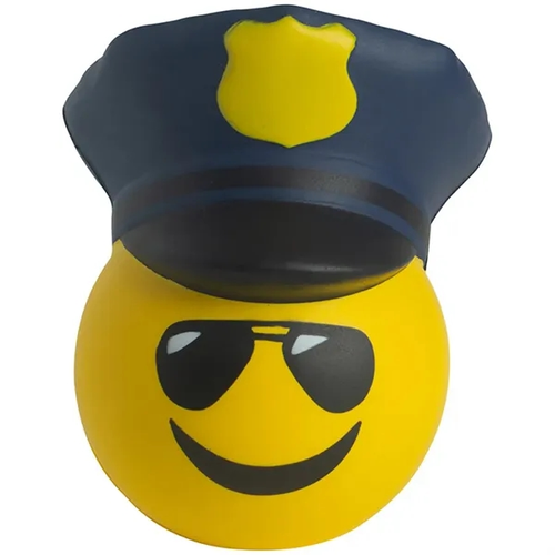 Photo of Police Officer Emoji Hat Stress Reliever