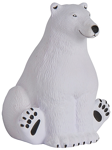 Photo of Sitting Polar Bear Stress Reliever