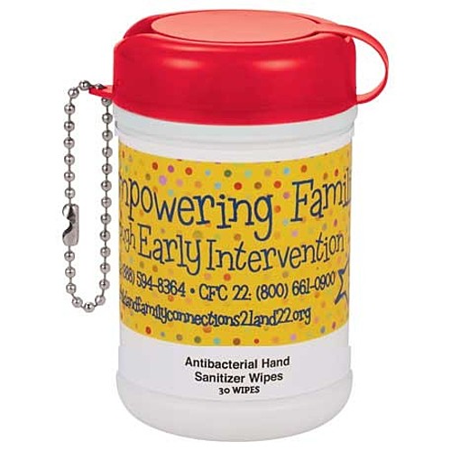 Main photo of Mini Canister Anti Bacterial Wipes