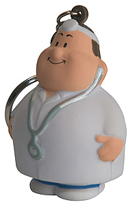 Photo of Doctor Bert Stress Reliever Keychain