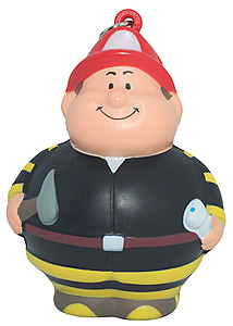 Photo of Fireman Bert Stress Reliever Keychain