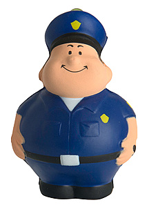 Photo of Policeman Bert Stress Reliever Keychain
