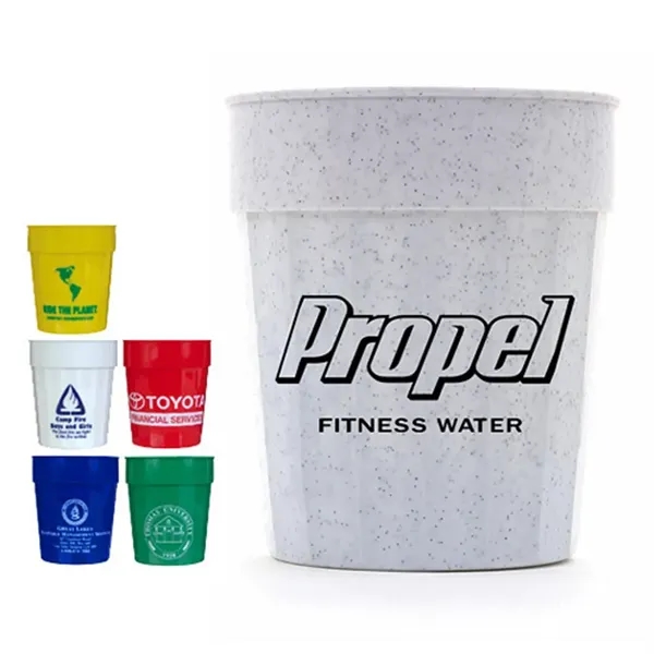 White color option for 17 Oz. Fluted Stadium Cup