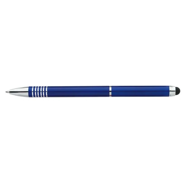 Blue/Blue Ink color option for Metal Twist Stylus Pen