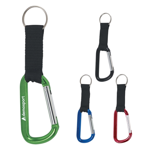 Main photo of 8mm Carabiner With Black Strap