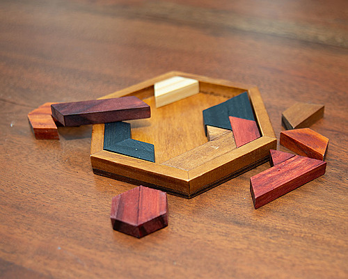 Photo of Wood Hexagon Puzzle