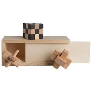 Photo of New 3 In 1 Wooden Puzzle Boxed Set
