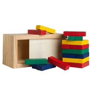 Photo of Multi Colored Block Wooden Tower Puzzle
