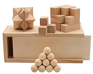 Photo of 3 In 1 Wooden Puzzle Boxed Set
