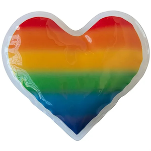 Photo of Rainbow Gel Beads Hot/Cold Pack Heart