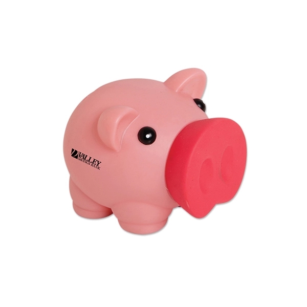 Pink color option for Pvc Large Nose Piggy Bank