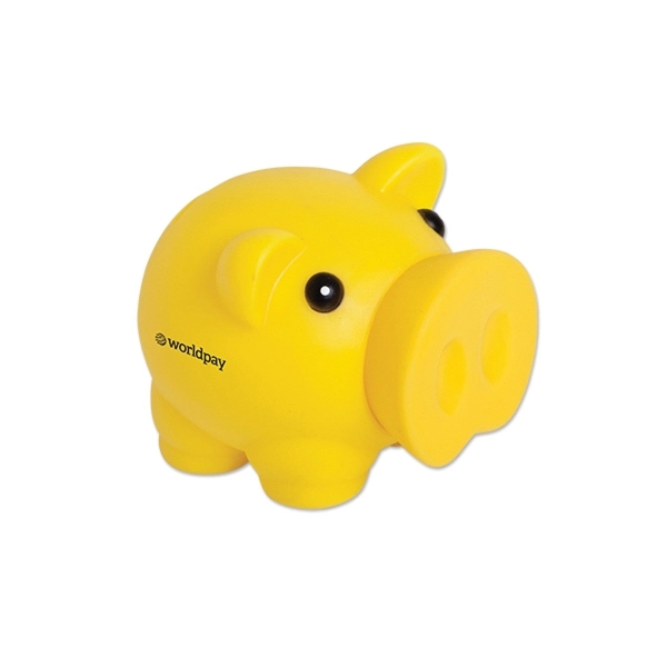 Yellow color option for Pvc Large Nose Piggy Bank
