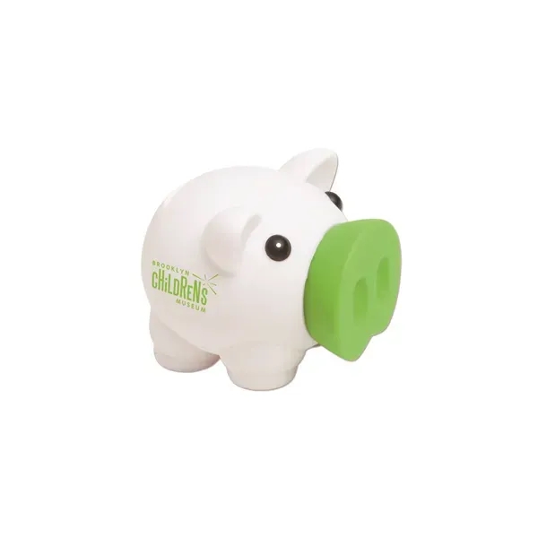 Green-White color option for Style Snouts Piggy Bank