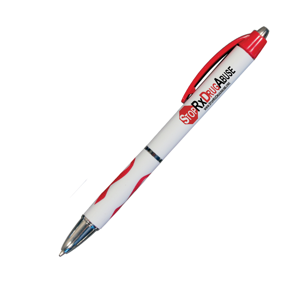 Red color option for Awareness Grip Pen, Full Color Digital