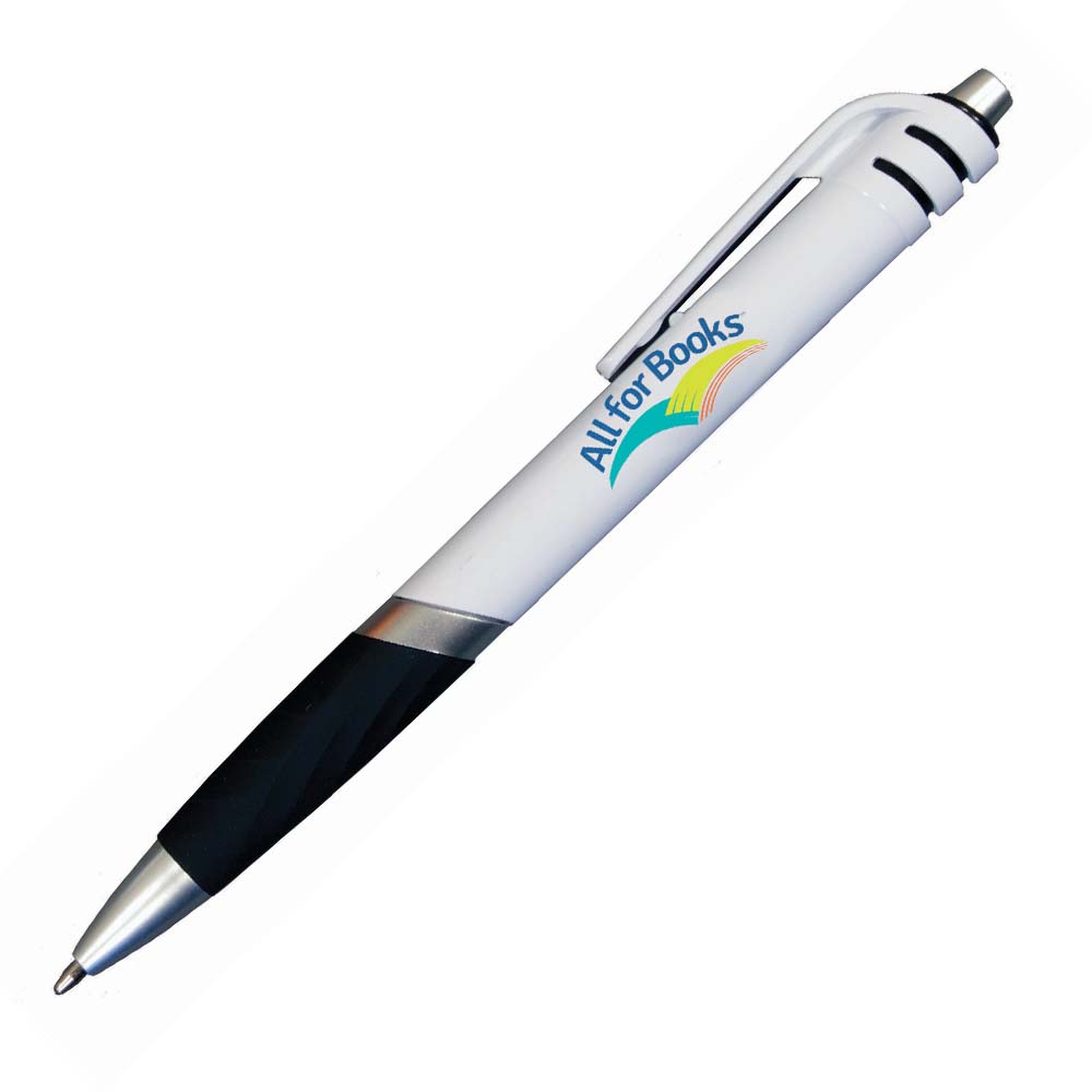 Black color option for Carnival Grip Pen, Full Color Digital