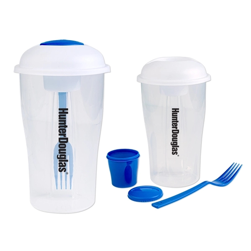 Main photo of 3 Pc Salad Shaker Set Blue