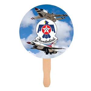 Photo of Circle Shape Hand Fan, Full Color Digital