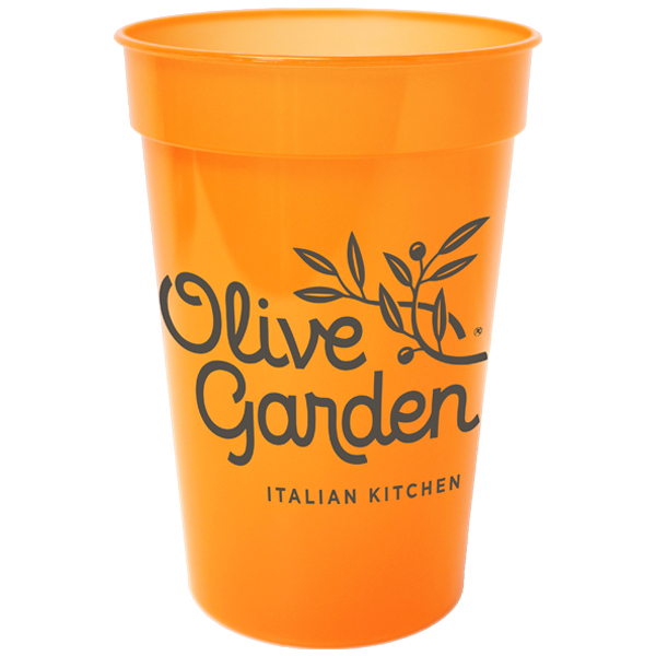 Neon Orange color option for 17 Oz. Smooth Stadium Cup