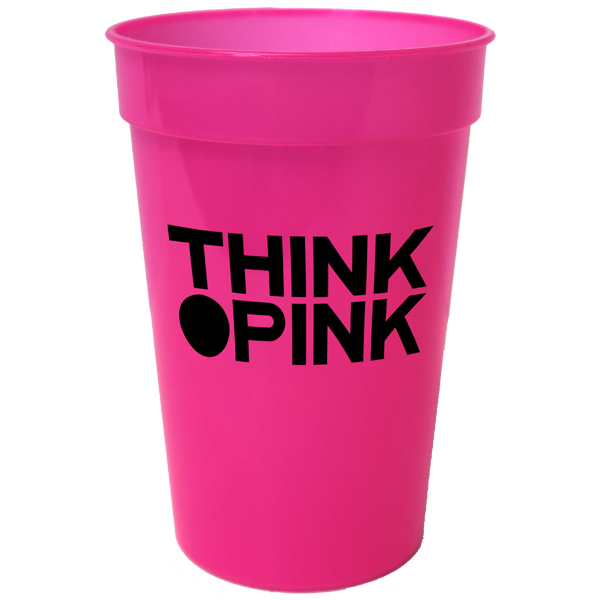 Neon Pink color option for 17 Oz. Smooth Stadium Cup