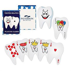Photo of Tooth Shaped Playing Cards