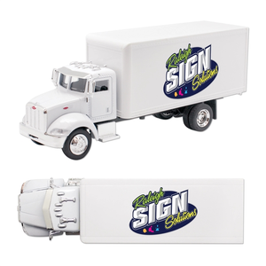 Photo of Peterbilt Model 335 Box Truck 1/43 Scale Replica