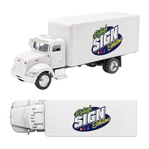 Photo of Peterbilt Model 335 Box Truck 1/43 Scale Replica