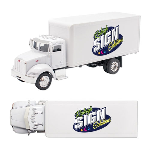 Main photo of Peterbilt Model 335 Box Truck 1/43 Scale Replica