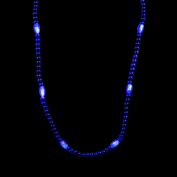 Blue color option for Light Up Blue Bead Necklace