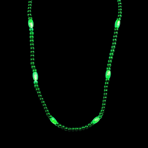 Photo of Light Up Green Bead Necklace