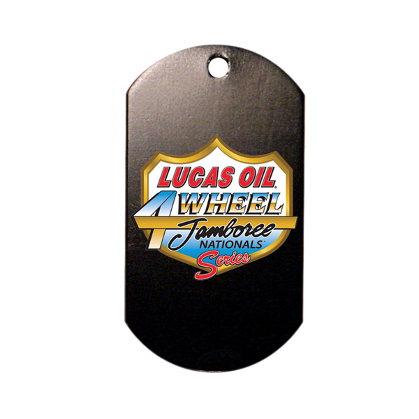 Black color option for Dog Tag , 4 1/2" Ball Chain With Full Color Digital Imprinting