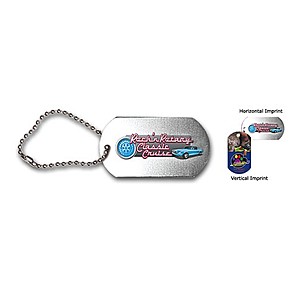 Photo of Dog Tag , 4 1/2" Ball Chain With Full Color Digital Imprinting
