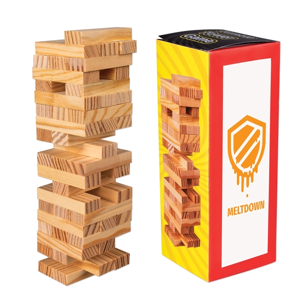 Light Wood color option for Mini Wooden Tower Game
