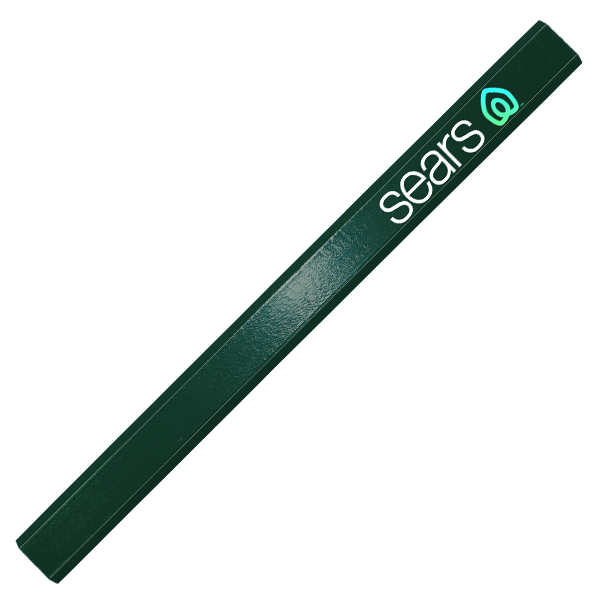 Dk Green color option for Enamel Finish Carpenter Pencils, Full Color Digital