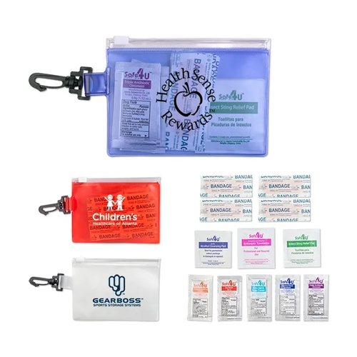 Main photo of First Aid In Zip Close Pouch With Carabiner